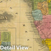 Historic Wall Map : 1845 Florida. v2 - Vintage Wall Art