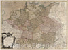 Historic Map : Germany, , Europe 1761 L'Empire d'Allemagne , Vintage Wall Art
