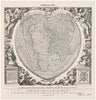 Historic Map - National Atlas - 1566 Facsimile: World by Finaeus. - Vintage Wall Art