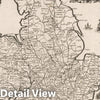 Historic Map : National Atlas - 1675 Kingdom of England & Dominion Wales. - Vintage Wall Art