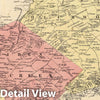 Historic Map : 1862 Richmond, Maiden Creek, and Ontelaunee Townships, Berks County, Pennsylvania. - Vintage Wall Art