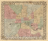Historic Map : 1870 Baltimore. - Vintage Wall Art