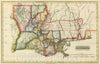 Historic Map : 1817 Louisiana. - Vintage Wall Art