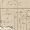Historic Wall Map : 1874 Dewey Township, Laporte County, Indiana. - Vintage Wall Art