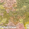 Historic Map : 1845 Germany. v1 - Vintage Wall Art