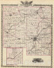 Historic Map : 1876 Map of Winnebago County and Belvidere. - Vintage Wall Art