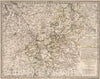 Historic Map : 1704 Upper Rhine, Germany. - Vintage Wall Art