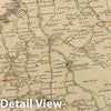 Historic Map : 1886 Clinton Magisterial District, Monongalia County, West Virginia. - Vintage Wall Art