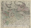 Historic Map : Germany, , Europe 1753 Tabula Geographica Marchionat. Misniae et Lusatiae , Vintage Wall Art