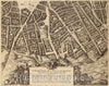 Historic Map : Spain , Madrid Spain, 1656 Topographia de la villa de Madrid v8 , Vintage Wall Art
