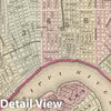 Historic Map : 1880 New Orleans. - Vintage Wall Art