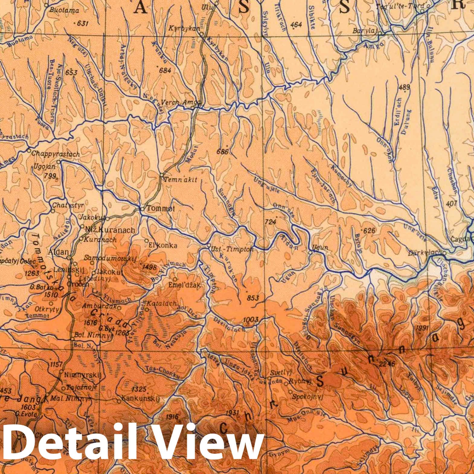 Historic Map : 1967 39. Yakutia, Central and South. The World Atlas ...