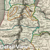 Historic Map : 1824 Palestine - Vintage Wall Art