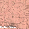 Historic Map : 1890 Wyocena Township, Columbia County, Wisconsin. - Vintage Wall Art