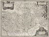 Historic Map : Piedmont (Italy) 1630 Carte Generalle de la Savoye du Piemont duche de Monferrat. , Vintage Wall Art