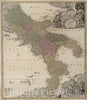 Historic Map : Italy, 1788 Totius Regni Neapolis. , Vintage Wall Art