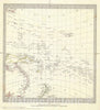 Historic Map : 1831 (World, gnomonic proj. III. Polynesia) - Vintage Wall Art