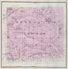 Historic Map : 1898 10 N, 12 W. - Vintage Wall Art