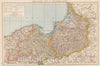 Historic Map : Poland; Russia, Prussia, East (Poland and Russia) 1881 Ost- u. Westpreussen. , Vintage Wall Art