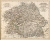 Historic Map : Germany, 1822 Bayern, Wurtemberg, Baden, Hohenzollern. , Vintage Wall Art