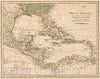 Historic Map : 1804 West Indies. - Vintage Wall Art