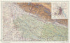 Historic Map : 1967 139. Upper Ganga (Ganges) Valley. Delhi. The World Atlas. - Vintage Wall Art