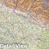 Historic Map : 1967 139. Upper Ganga (Ganges) Valley. Delhi. The World Atlas. - Vintage Wall Art