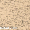 Historic Map : 1875 Richland Township, Logan County, Ohio. - Vintage Wall Art