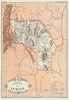Historic Map : Argentina, La Rioja (Argentina : Province) 1888 Provincia de La Rioja. , Vintage Wall Art