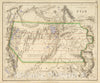 Historic Map - 1857 Territory Of Utah, Atlas - Vintage Wall Art