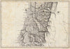 Historic Map : Chile, 1884 (Mapa de la Republica de Chile 3) , Vintage Wall Art