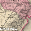 Historic Map - 1872 Cape May Co, N.J. - Vintage Wall Art