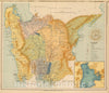 Historic Map : National Atlas - 1899 No. 8. Luzon. - Vintage Wall Art