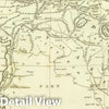 Historic Map : 1824 Countries Situated between Shiraz and Constantinople. - Vintage Wall Art
