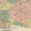 Historic Map : 1854 Austrian Dominions : Vintage Wall Art