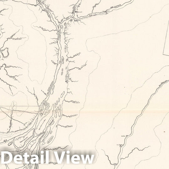 Historic Map : National Atlas - 1775 Essequibo and Demerara by Heneman. - Vintage Wall Art