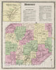 Historic Map : 1873 Hornby. - Vintage Wall Art