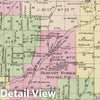 Historic Map : 1873 Hornby. - Vintage Wall Art
