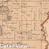 Historic Map : 1874 Lincoln Township, Laporte County, Indiana. - Vintage Wall Art