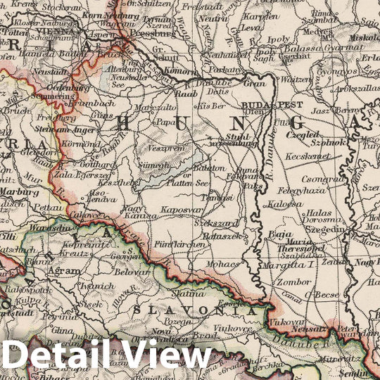 Historic Map - World Atlas - 1906 Austro-Hungarian Monarchy. - Vintage Wall Art