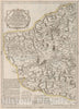 Historic Map : Spain, 1786 Composite map: 30-31. Mapa geografico del partido de Ponferrada , Vintage Wall Art