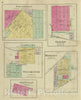 Historic Map : 1887 Nortonville, Osawkie, Winchester, Meriden, Grantville. - Vintage Wall Art