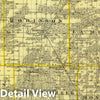 Historic Map : 1876 Map of Crawford County, Robinson, Kinmundy and Newton. - Vintage Wall Art