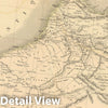 Historic Map : Morocco, 1850 Maroc. , Vintage Wall Art