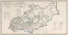 Historic Map : Russia, 1829 Generalnaia karta Vologodskoi gubernii = Carte generale du gouvernement de Wologda , Vintage Wall Art