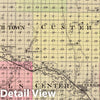 Historic Map : 1885 Antelope Co. - Vintage Wall Art