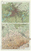 Historic Map : Berlin , Germany, 1967 86. Berlin, Districts of Leipzig, Dresden, Karl-Marx-Stadt. The World Atlas. , Vintage Wall Art