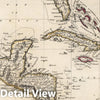 Historic Map : 1818 West Indies : Vintage Wall Art
