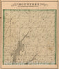 Historic Map : 1874 Rountree Township, Montgomery County, Illinois. - Vintage Wall Art