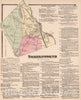 Historic Map : 1871 Somersworth, Strafford County, New Hampshire. - Vintage Wall Art
